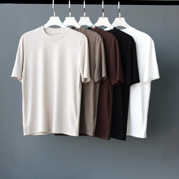 Premium Comfort Fit Round Neck T-Shirt –Multicolor Options