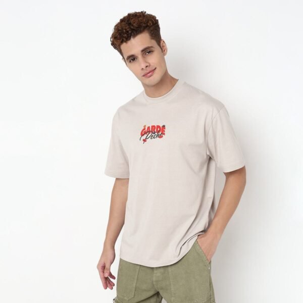Oversize Cotton Graphic Prinded Tshirt For Men Buy online | Trezz.in