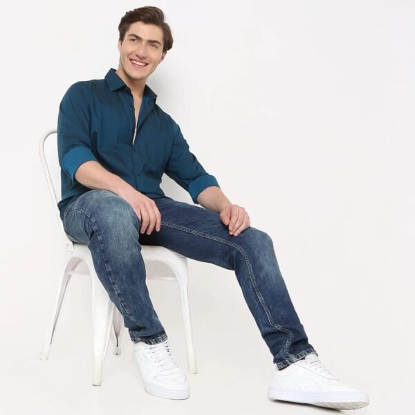 ZARA MAN Shirt - Fine Cotton With Classic Stripes - Regular Shirt By Online & Trezz.in